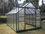 मजबूत एल्यूमीनियम निर्धारण छोटे 10mm जुड़वां दीवार मिनी Greenhouses