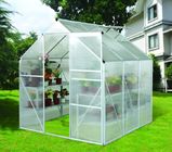 प्लांट, पाली कार्बोनेट जुड़वां दीवार greenhouses के लिए पोर्टेबल रजत घर के गार्डन ग्रीनहाउस