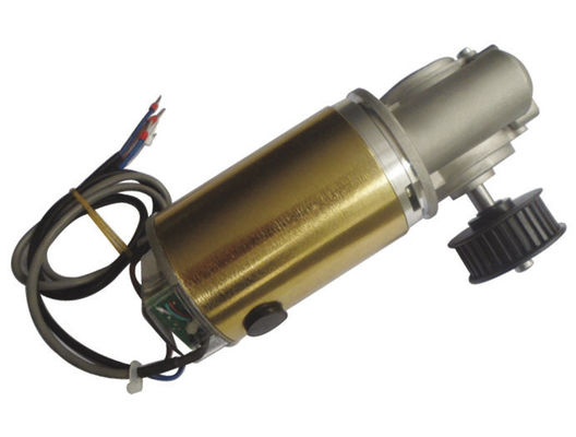 एनकोडर 24VDC 60W के साथ दरवाजा मोटर, पीले फिसलने के लिए डीसी मोटर गियर