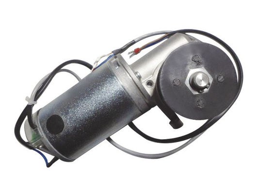 फिसलने दरवाजा मोटर 60W 100W और 24VDC इंटीरियर स्थायी चुंबक चरखी स्वत: के साथ संकेत लाइन ब्रश डीसी मोटर