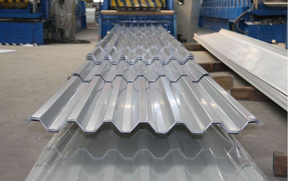 Trapezoidal Prepainted छत शीट, जस्ती इस्पात नालीदार शीट विरोधी जंग