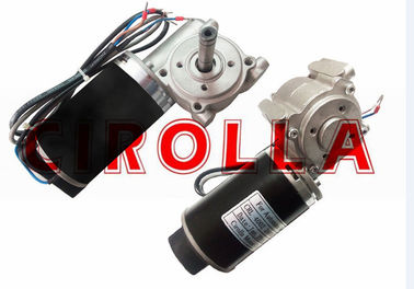 60W 24V कम शोर ऑटो फिसलने दरवाजा 1 सिग्नल, 40 पल्स हनीवेल एनकोडर के लिए ब्रश मोटर गियर