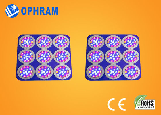 Epistar लाल / नीले पूर्ण स्पेक्ट्रम धातु प्रकरण के साथ रोशनी बढ़ती एलईडी