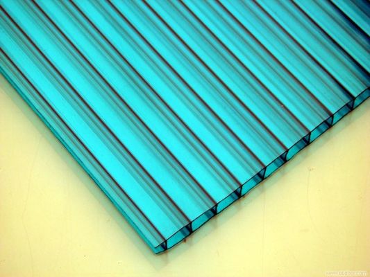 Soundproof हीट इन्सुलेशन हल्के वजन पाली कार्बोनेट खोखले शीट 4mm-30mm