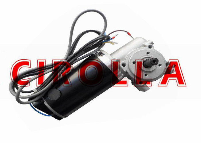 एनकोडर 2 सिग्नल स्वचालित स्लाइडिंग द्वार के लिए 100W 24V डीसी ब्रश गियर मोटर